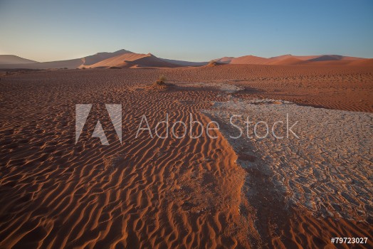 Picture of cracked soil Sossusvlei Namibia